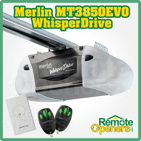 Merlin MT3850EVO Whisper Drive Sectional/Tilt Garage Door Opener with 3m Segment eBay