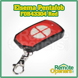 Elsema Pentafob FOB43304 Red 4 Button Wireless Key Fob Remote Control