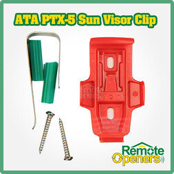 ATA PTX5 Holder & Visor Clip Suits PTX5-v1 and PTX5-v2 Remotes