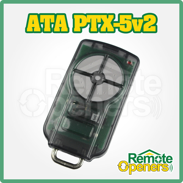 PTX5v2 ATA Garage Door Remote Control TrioCode128 Transmitter PTX5v2