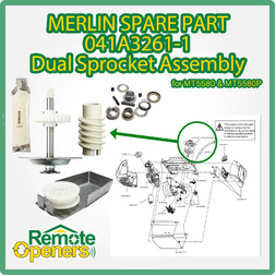 Merlin 041A3261-1 Dual Sprocket Assembly Suits MT5580 MT5580P