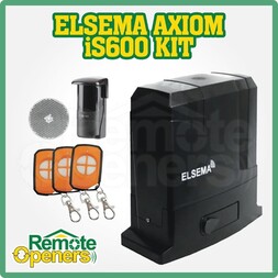 Elsema Axiom IS600 Sliding Gate Motor Kit + Battery Backup