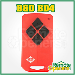 B&D BD-4 Easylifter Tri-Tran Garage Door Remote, BD4, 062731