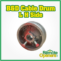 B&D Cable Drum Left Hand Side 400-8 LH Red