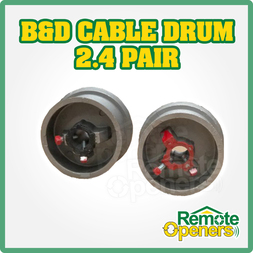 Universal Cable Drum Set Suits Sectional Doors W/ height 2.4 m or more