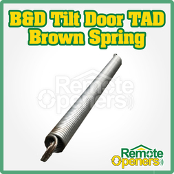 B&D Tilt Door TAD Brown Spring Part No: OT1886 