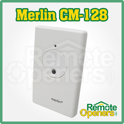 CM-128 Merlin Wireless Wall Button Garage Doors Gates