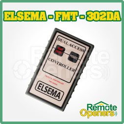 Elsema FMT302DA Garage Door Remote Transmitter,With 12 Dip-Switches