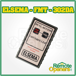 Elsema FMT302DA Garage Door Remote Transmitter,With 12 Dip-Switches