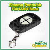 Elsema Pentafob FOB43304 Black 4 Button Wireless Key Fob Remote Control