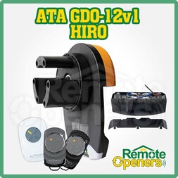 ATA  GDO-12v1 HIRO Commercial  Roller Door Opener W/ Battery Back Up Suits 28 sq. m Door