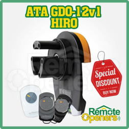 ATA  GDO-12v1 HIRO Commercial  Roller Door Opener W/ Wireless BE Beams