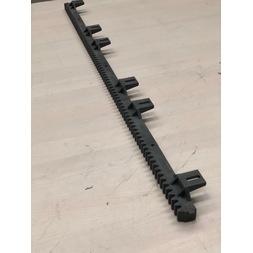 Nylon Italian Sliding Gate 1m  Rack Track- Lugs Up