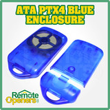 ATA PTX-4 Blue Genuine Garage Door Remote (Enclosure Only) SecuraCode 65203