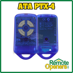 Genuine ATA PTX-4 Blue Garage Door Remote GDO-2, GDO-6, GDO-7, GDO-8, GDO-9 Securacode PTX4 