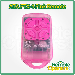 PTX-4 Pink ATA Garage Door Remote Control SecuraCode