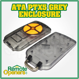 ATA PTX-5 Grey Genuine Garage Door Remote Orange Button (Enclosure Only) 65320