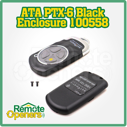 ATA PTX-6 Black Genuine Garage Door Remote  (Enclosure Only) 100558