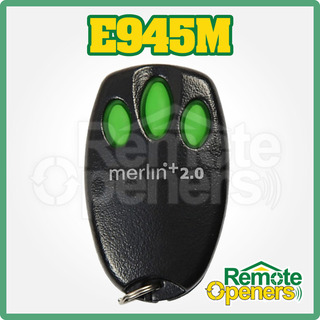 E945M Merlin Security+2.0 Garage Door Remote Control Handset Bearclaw